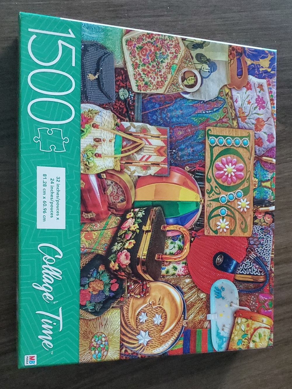 COLLAGE TIME (Vintage Handbags)- 1500-PIECE PUZZLE